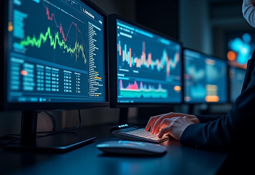 Finanzanalyse Dashboard mit KI-Technologie